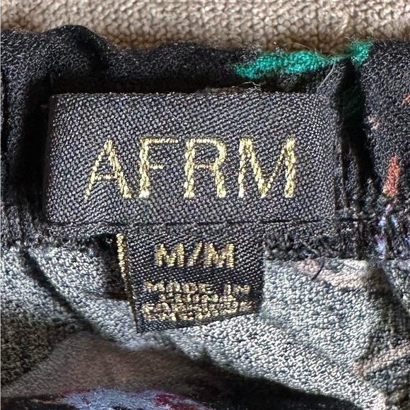 AFRM Floral Black Blouse - Picture 7 of 10